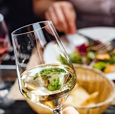 グラスワイン（白）の写真